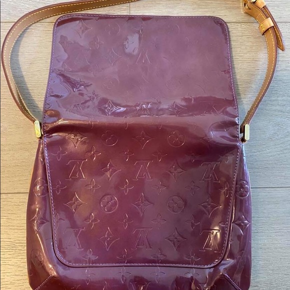 Authentic Louis Vuitton purple vernis handbag - Picture 3 of 8